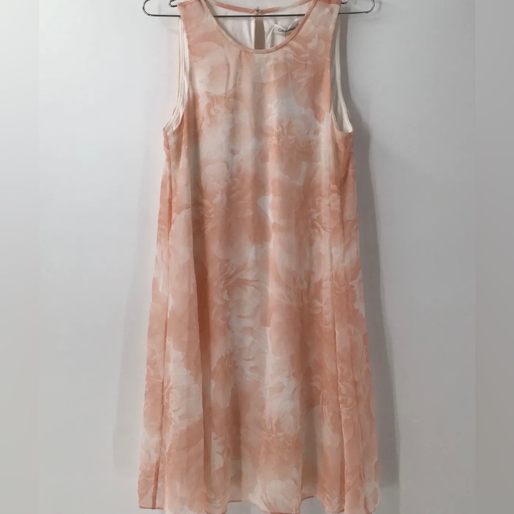 NWT Calvin Klein Women's Pink Lightweight Breeze Dress